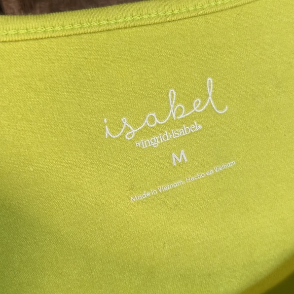 Isabel medium lime green stretch side dress - Picture 12 of 16